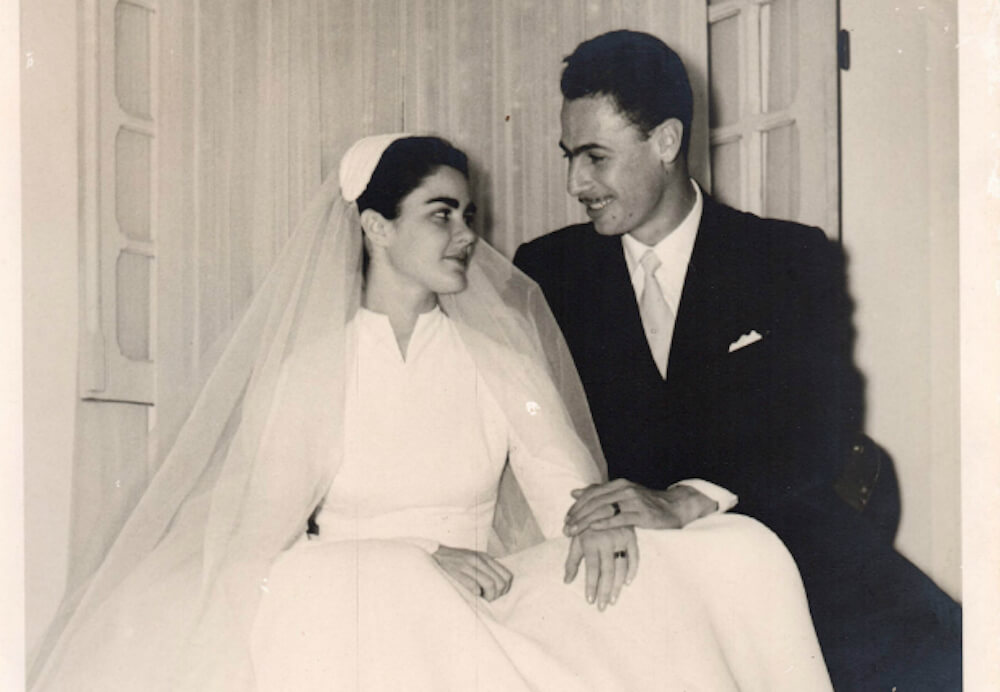 Maria Moniz e Ruy Simões em 1954 (Foto: Optaciano de Oliveira/Divulgação)
